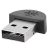 TYCIONG Mini Micrófono de Voz Portátil USB para Estudio con Adaptador AUD Mic para Computadora y PC (Negro)