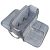Gloppie Neceser Maquillaje de Mano – Gran Capacidad Bolsa de Aseo Makeup Bag con Cremallera – Portátil Bolsa de Gimnasio – Organizador de Cosméticos para Viaje – Gris