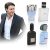Eau de Toilette Hombre Colonia, 4 Piezas 25 Ml Perfume Suit Hombre Perfume para Hombres, Colonia Deportiva Fragancia Floral Oceánica, Set de Perfume Masculino de Larga Duración