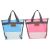 HAPINARY 2 Piezas Bolsa De Playa De Rejilla Bolsa De Cosméticos De Viaje Bolsas De Almacenamiento para Viajar Neceser De Malla Nylon Alta Capacidad Hombres y Mujeres Artículos De Aseo