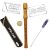 Tuyama® Flauta TFS-16B C-Soprano Flauto Dulce Soprano – Digitación Barroco – Madera de Arce – con Tablatura y 2 Partituras – Soprano Recorder Flute
