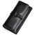 SENDEFN Cartera De Piel Auténtica para Mujer con Bloqueo RFID, Monedero Largo para Mujer con Múltiples Ranuras para Tarjetas Y Compartimento con Cremallera