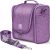 BOACAY Neceser Grande para Mujer y Hombre, Bolsa de Aseo Colgante, Bolso Baño y Viaje, Organizador de Maquillaje, Kit para Cosméticos, Accesorios (X-Large) Wild Purple