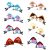 NUOBESTY 16 Piezas Horquilla De Orejas De Gato Joyas Para El Cabello Para La Boda Oreja De Gato Pinzas Para El Cabello Con Orejas De Animales Pelo Animal Pinzas Pelo Tela Niño Chica Ropa