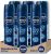 NIVEA MEN Cool Kick Spray en pack de 6 (6 x 200 ml), desodorante de hombre con un golpe de frescor, desodorante antitranspirante para el cuidado masculino