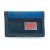 Reebok Atlantic Cartera con Monedero Azul 13x8x2,5 cms Poliéster