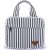 Pearl Angeli Neceser de aseo para mujer, bolsa de aseo de viaje, bolsa de lavado para mujeres, bolsa de maquillaje portátil, 5,4 l gris a rayas, Neceser