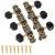 Afinadores de guitarra acústica 1:18, clavijas de afinación, cabezales de máquina de repuesto 3L3R para guitarra clásica