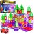 Desire Deluxe Kit Bloques de Construcción Magnéticos 3D para Niños de 3 – 7 Años – Juguete Educativo con Figuras Geométricas para Desarrollar la Creatividad de Sus Pequeños – 57 Piezas