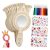 Vaguelly Espejos De Mano De Estilo Vintage Kit De Manualidades para Princesa Decoración De Habitación para Educativo