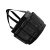 Healvian Bolsa de Aseo de Malla para Viaje Neceser Cosmético de Gran Capacidad Bolsa Portátil de Baño y Cosméticos para Mujeres y Color Negro