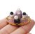 Odoria 1/12 Miniatura Cajas Organizadoras Perfume con Bandeja de Oro Decorativo para Casa de Muñecas