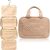 BOACAY Neceser para Mujer y Niña, Bolsa de Aseo Colgante, Bolso de Baño para Viaje, Organizador de Maquillaje, Kit para Cosméticos, Accesorios