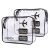 Neceser Transparente, BIWAT Bolsa de Cosméticos Impermeable, Bolsa de Aseo Claro PVC, Transporte de Líquidos en Avión para Mujer y Hombre, Regalo Maquillaje Bolsas y Maletas Bolsa de Viaje