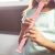 Flauta de boca de 8 agujeros Soprano de plástico ABS con barra de limpieza instrumento musical para niños y principiantes (rosa)